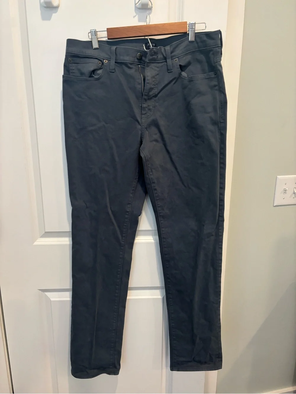J. Crew Men's Charcoal Gray Chinos